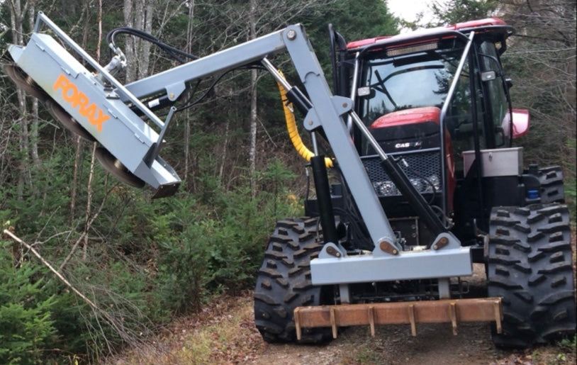 Forax Equipment Groomer Brush Cutter (1,000 lbs.)| 15-Foot Reach|72-inch Cutting Width|25-30 GPM hydraulic flow| For Tractor|