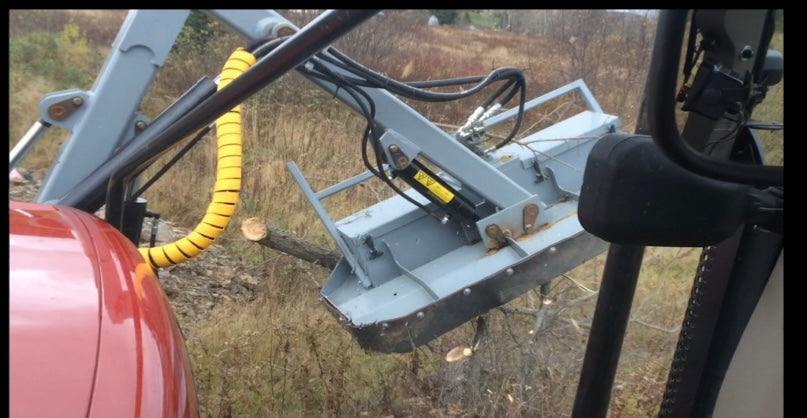 Forax Equipment Groomer Brush Cutter (1,000 lbs.)| 15-Foot Reach|72-inch Cutting Width|25-30 GPM hydraulic flow| For Tractor|