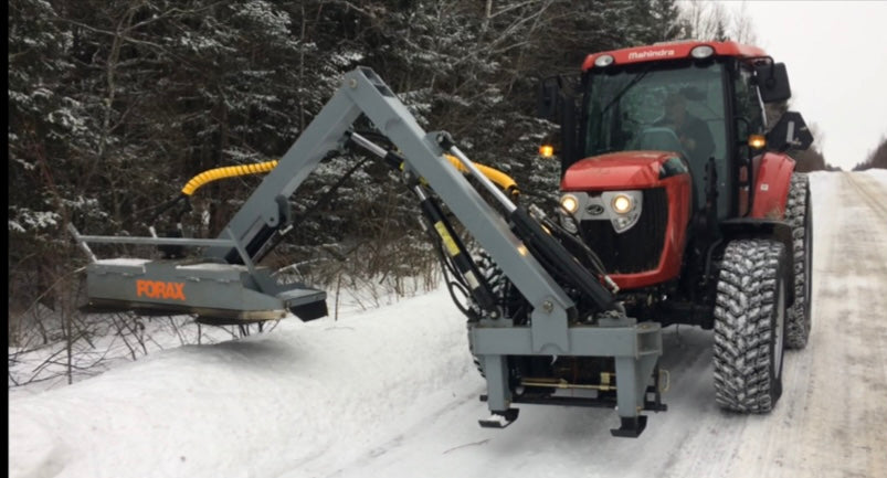 Forax Equipment Groomer Brush Cutter (1,000 lbs.)| 15-Foot Reach|72-inch Cutting Width|25-30 GPM hydraulic flow| For Tractor|