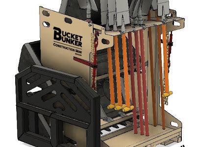 Bucket Bunker Construction MINI Attachment Rack