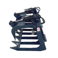 Stout Skid Steer Brush Grapple 66-9 With Skid Steer Quick Attach