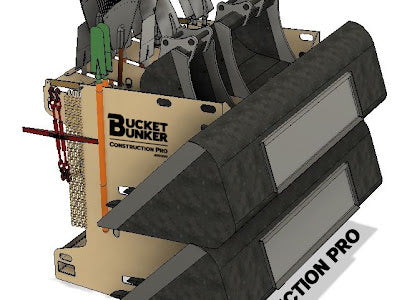 Bucket Bunker Construction PRO Attachment Rack