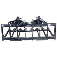 Stout Skid Steer Brush Grapple 66-9 With Skid Steer Quick Attach