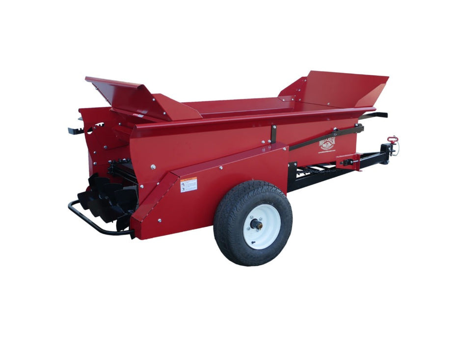 MillCreek Manufacturing 2100 Compact Turf Tiger Top Dresser 1500 lb Capacity / 1 Cubic Yard