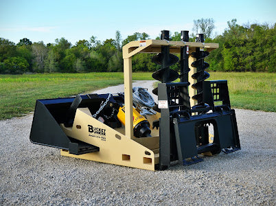 Bucket Bunker Auger Lite - PRO Attachment Rack