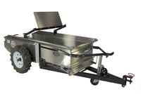MillCreek Manufacturing  Compact Stainless Steel Spreader (Comes with dolly wheel jack and endgate included) (Spreader body, apron chain, beater, and endgate are all made of type 304 Stainless Steel)