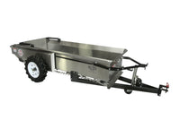 MillCreek Manufacturing  Compact Stainless Steel Spreader (Comes with dolly wheel jack and endgate included) (Spreader body, apron chain, beater, and endgate are all made of type 304 Stainless Steel)