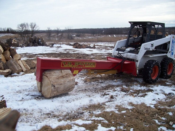 TM Manufacturing Pro 1 Log Skid Splitter attachment