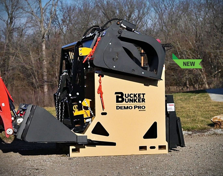 Bucket Bunker Demo PRO Attachment Rack