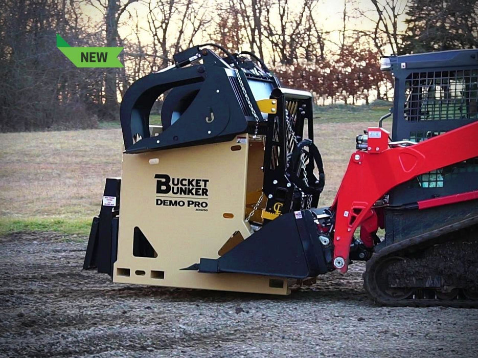 Bucket Bunker Demo PRO Attachment Rack