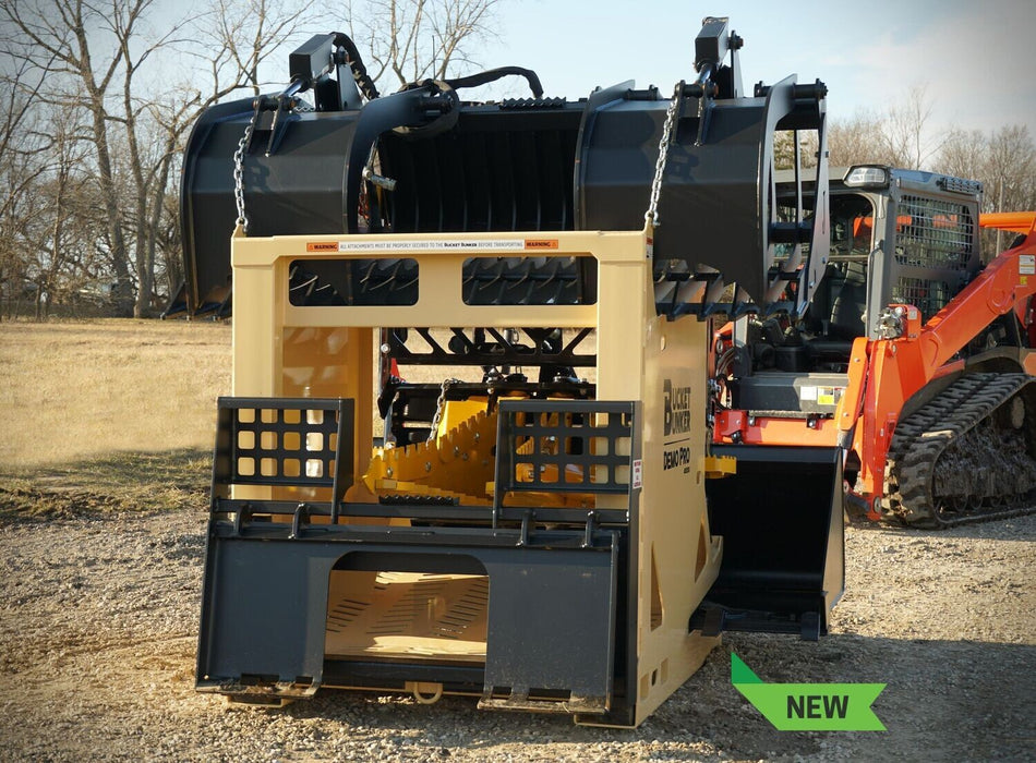 Bucket Bunker Demo PRO Attachment Rack