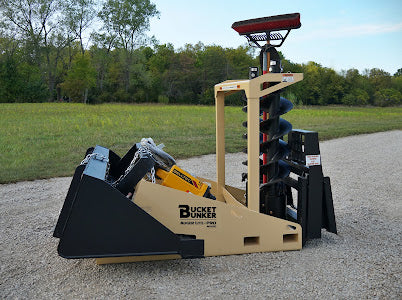 Bucket Bunker Auger Lite - PRO Attachment Rack