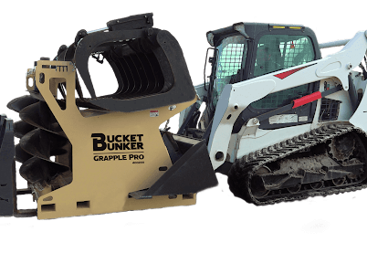 Bucket Bunker Grapple PRO Attachment Rack