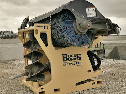 Bucket Bunker Grapple PRO Attachment Rack