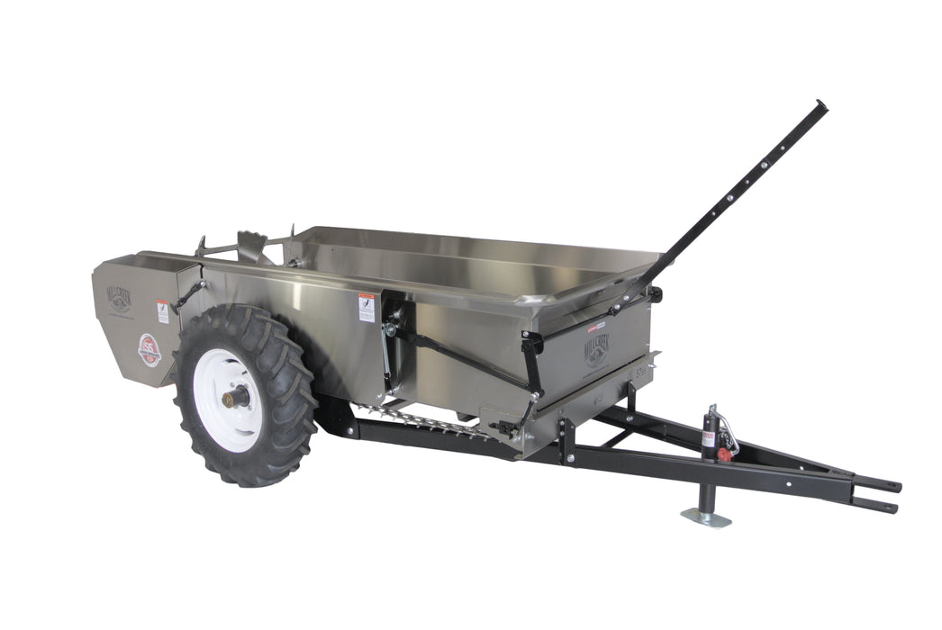 MillCreek Manufacturing Mid-Size Stainless Steel Stainless Steel Spreader(Spreader body, apron chain, and beater are all made of type 304 Stainless Steel)