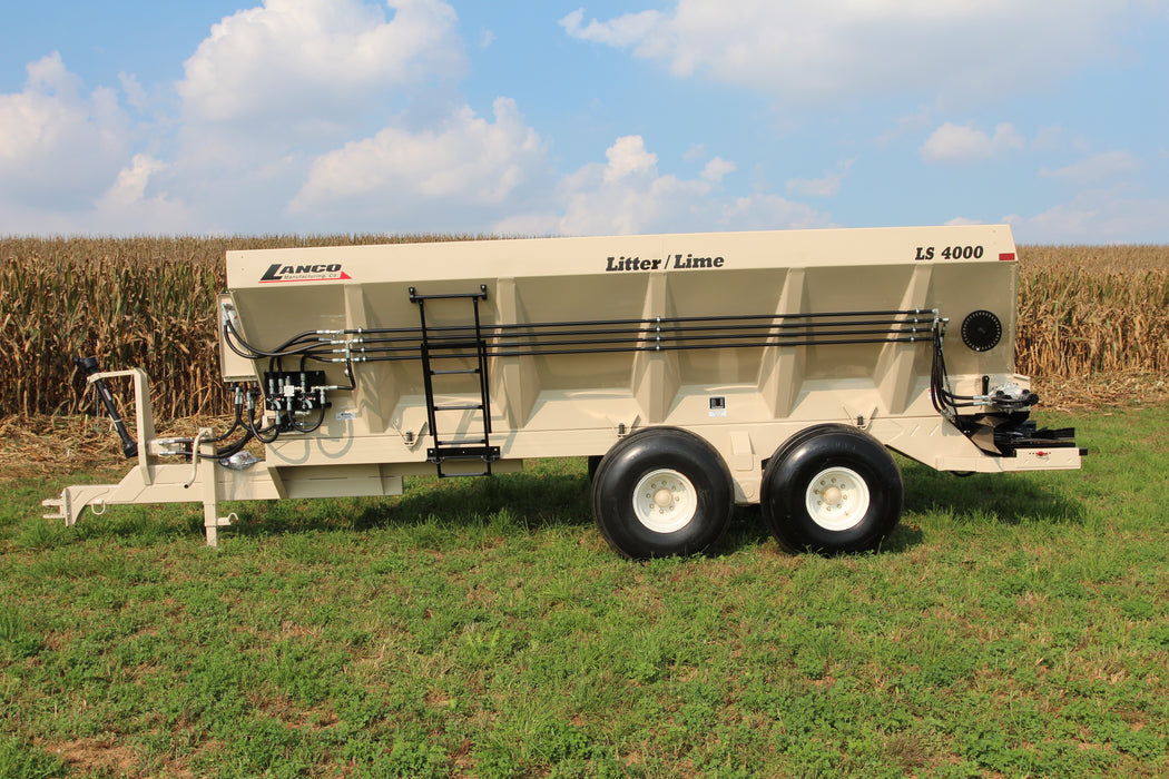 Lanco Spreaders Litter & Lime Spreaders| 8 Sizes Up To 578 Cubic  Foot Capacity | Pull Type 20 Ton