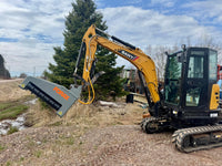 Forax Equipment XD36 Extreme-Duty Mulcher – Fits 3–6 Ton Excavators (450 lbs)