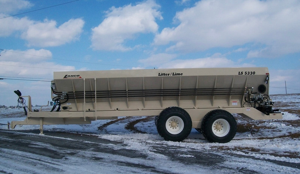 Lanco Spreaders Litter & Lime Spreaders| 8 Sizes Up To 578 Cubic  Foot Capacity | Pull Type 20 Ton