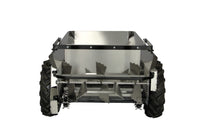 MillCreek Manufacturing  Compact Stainless Steel Spreader (Comes with dolly wheel jack and endgate included) (Spreader body, apron chain, beater, and endgate are all made of type 304 Stainless Steel)