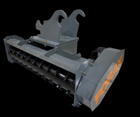 Forax Equipment XD36 Extreme-Duty Mulcher – Fits 3–6 Ton Excavators (450 lbs)