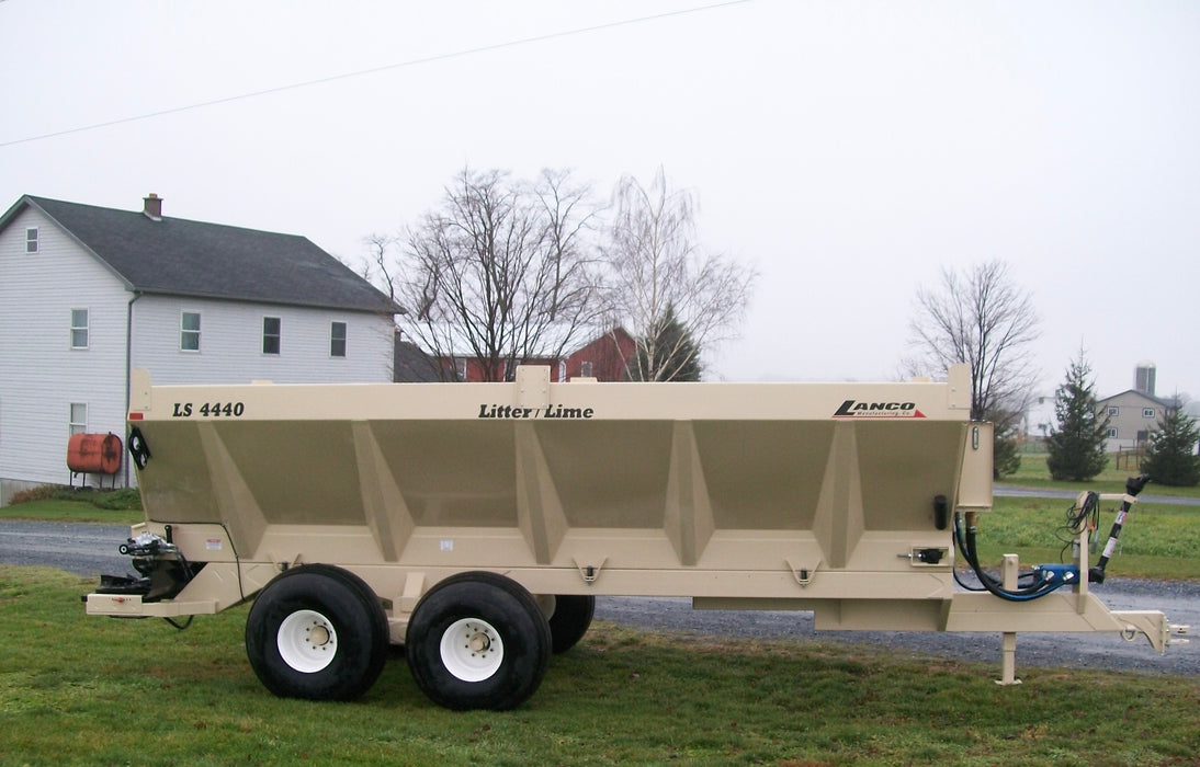 Lanco Spreaders Litter & Lime Spreaders| 8 Sizes Up To 578 Cubic  Foot Capacity | Pull Type 20 Ton