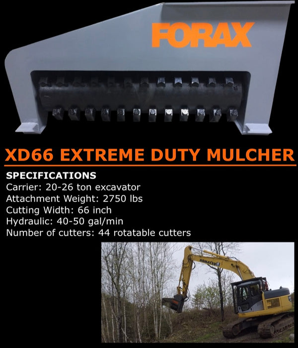 Forax Equipment XD66 Extreme Duty Mulcher