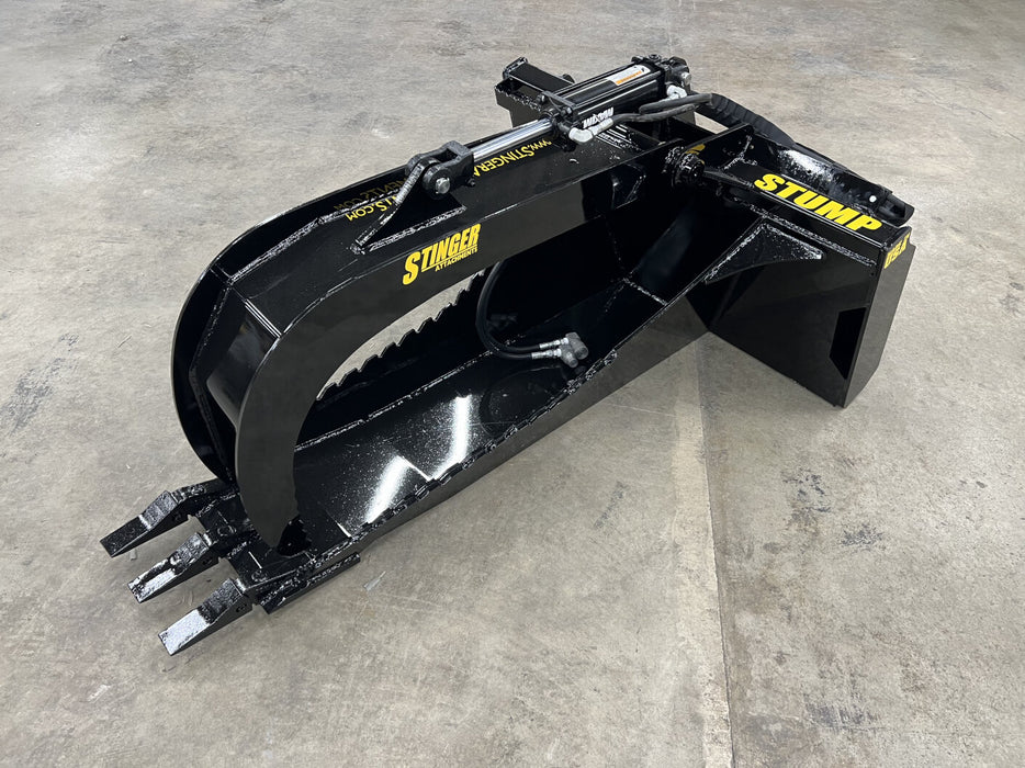 Stinger Attachment Skid Steer Stump Grapple