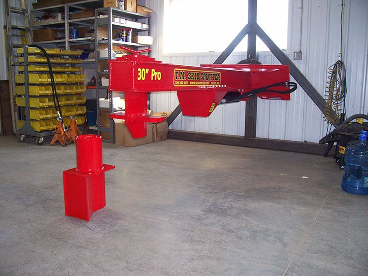 TM Manufacturing Pro 2 Log Skid Splitter attachment