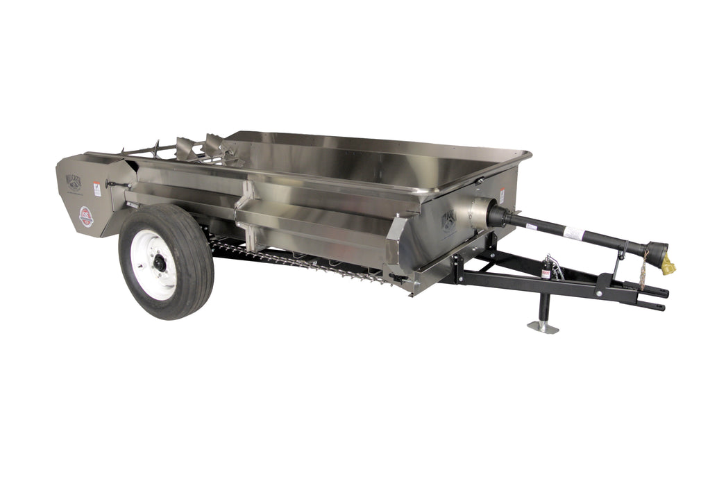MillCreek Manufacturing Large Stainless Steel Spreader( Spreader body, apron chain, and beater are all made of type 304 Stainless Steel)