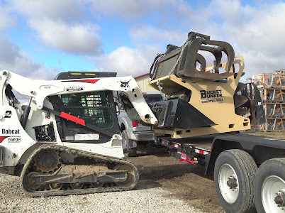 Bucket Bunker Grapple PRO Attachment Rack