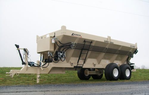 Lanco Spreaders Litter & Lime Spreaders| 8 Sizes Up To 578 Cubic  Foot Capacity | Pull Type 20 Ton