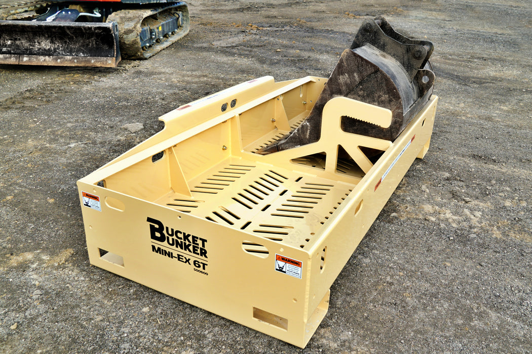 Bucket Bunker Mini-EX 6T Attachment Rack