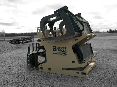 Bucket Bunker Grapple PRO Attachment Rack