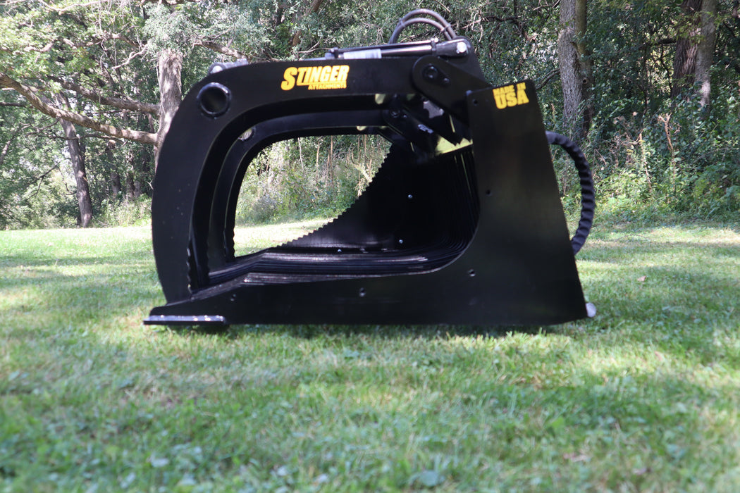 Stinger Attachments Open Sides Rock Grapple Bucket (ROG)