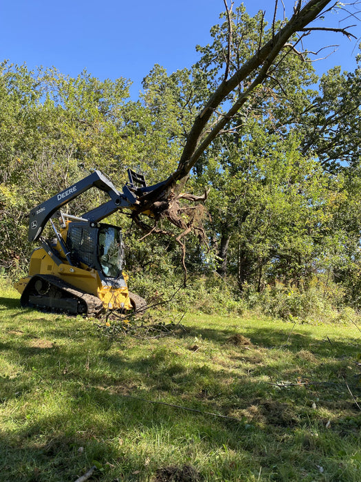 Stinger Attachment Skid Steer Tree Puller STP