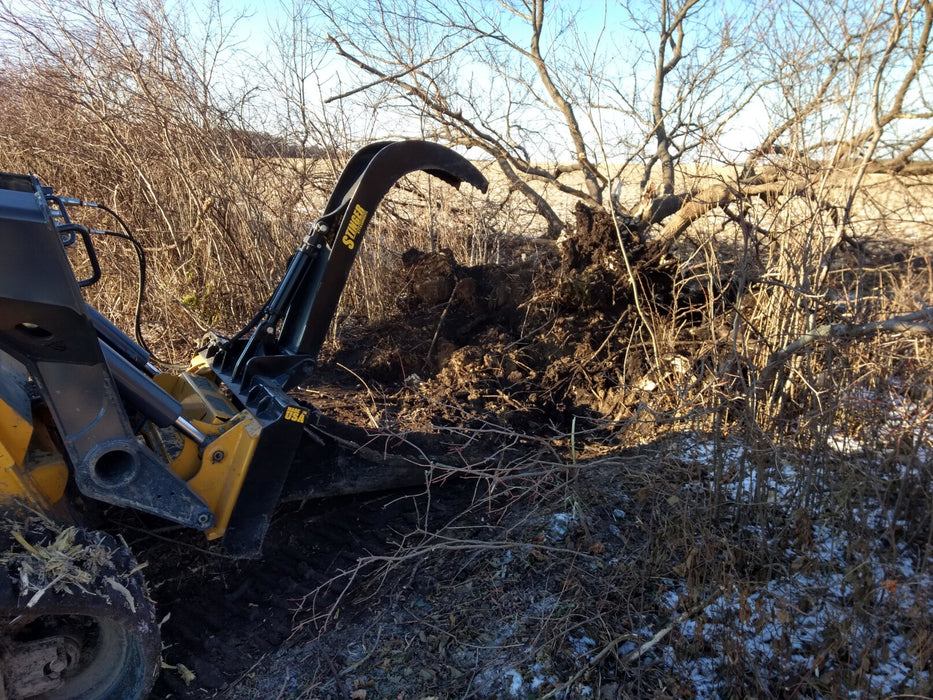 Stinger Attachment Skid Steer Stump Grapple