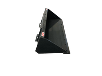 Stout Skid Steer Xtreme Material Bucket Bolt On Double Edge with Skid Steer Quick Attach