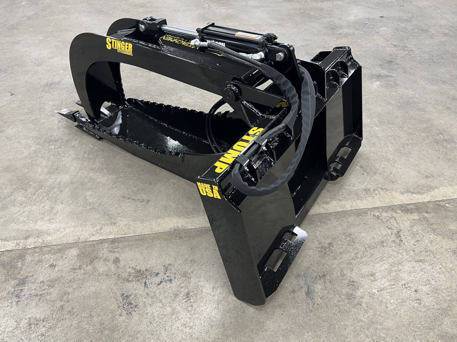 Stinger Attachment Skid Steer Stump Grapple