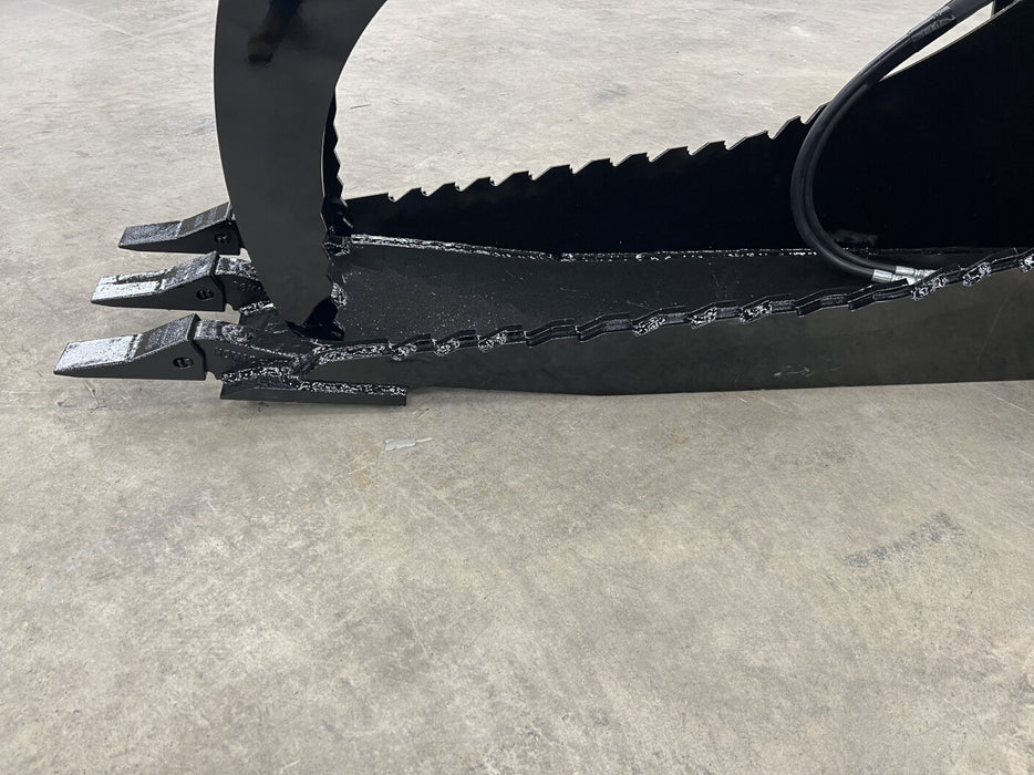 Stinger Attachment Skid Steer Stump Grapple