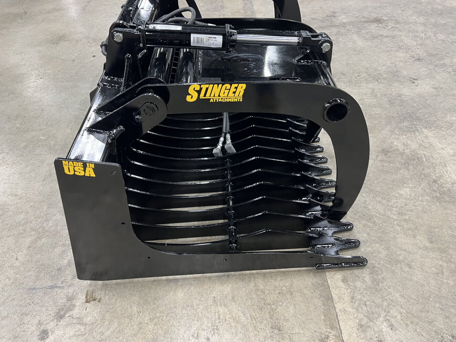 Stinger Attachments Skid Steer Root & Rock Grapple (RRG)