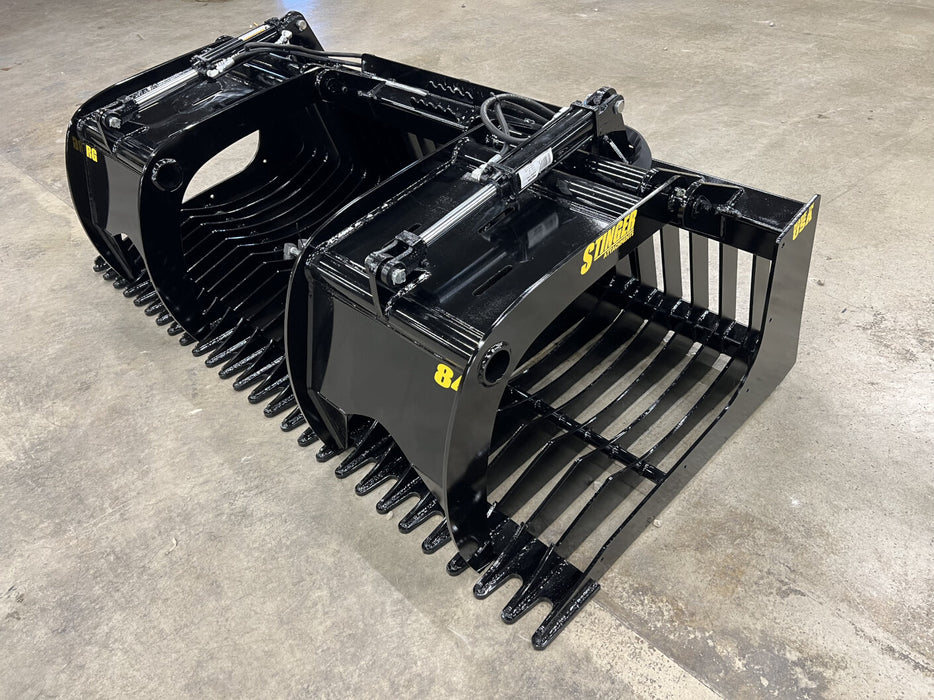 Stinger Attachments Skid Steer Root & Rock Grapple (RRG)