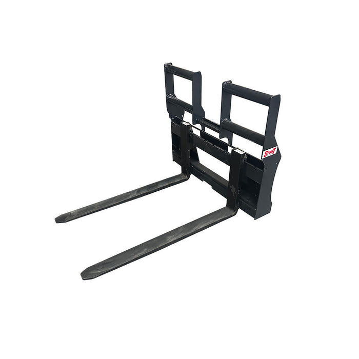 Stout HD Skid Steer Walk Through Pallet Fork Frame and Forks