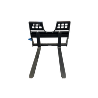 Stout Pro Skid Steer Walk Through Guard Pallet Fork Frame and Forks
