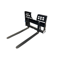 Stout Pro Skid Steer Walk Through Guard Pallet Fork Frame and Forks