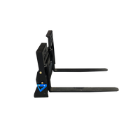 Stout Pro Skid Steer Walk Through Guard Pallet Fork Frame and Forks