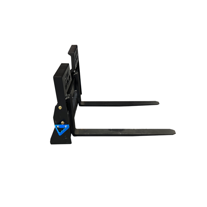 Stout Pro Skid Steer Walk Through Guard Pallet Fork Frame and Forks