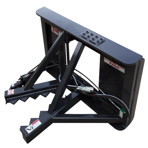 Stout Skid Steer Tree & Post Puller with Skid Steer Quick Attach