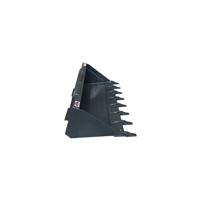 Stout Skid Steer Tooth Bucket with Skid Steer Quick Attach