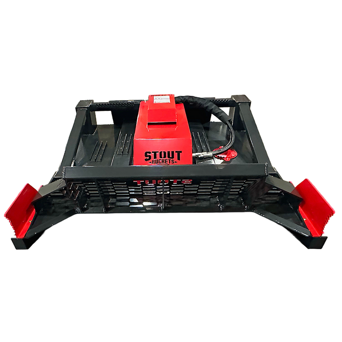 Stout TrailBoss 72" Brush Cutter with Skid Steer Quick Attach