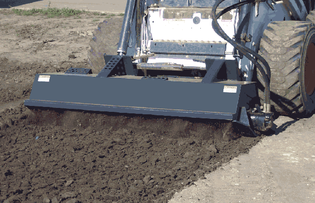 Haugen Attachments Rotary Tiller Skid Steer Loader